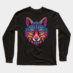 Coyote Smiling Long Sleeve T-Shirt